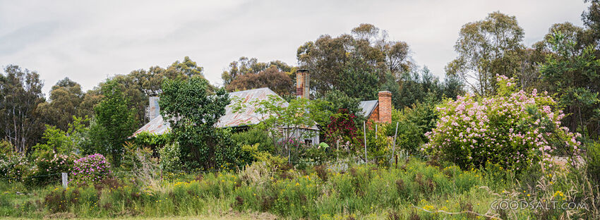 Pioneering residence and garden.