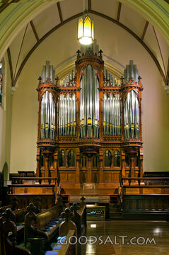 Pipe Organ in Church