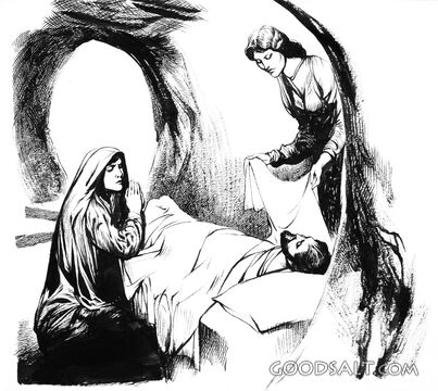 Preparing Jesus for Burial