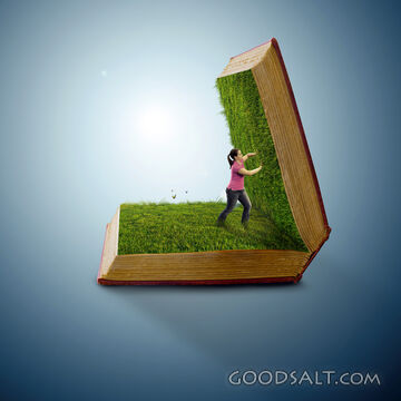 Pushing Open the Bible