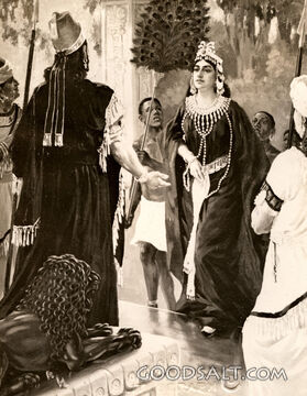 Queen of Sheba Visits Solomon