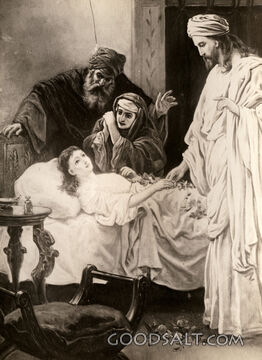 Raising Jairus&#039; Daughter