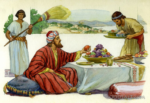 Rich Man Eating
