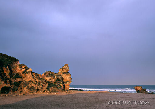rock formation at the beach