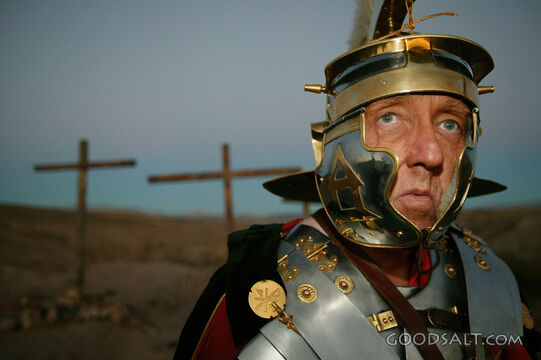 Roman Soldier at the Three Crosses