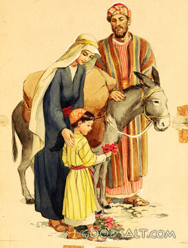 Samuel with Mother and Father
