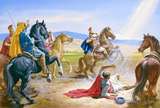 Saul Meets Angel of God