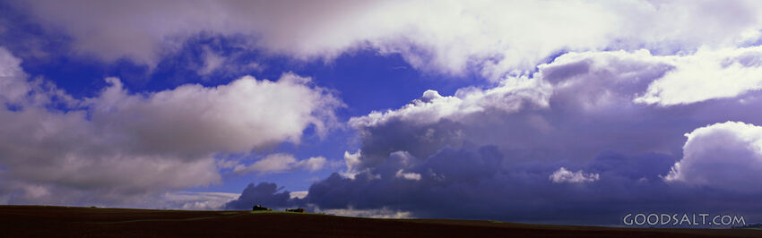 Scyscape With Clouds