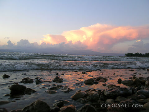 Sea of Galilee Waves and Clouds