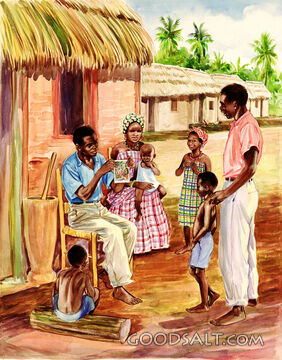 Sharing a Picture in Africa