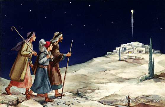 Shepherds on the Way to Bethlehem