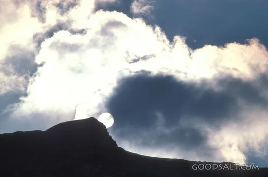 Light Breaking Over the Mountain