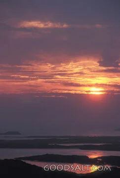 Sunset Over the Coastal Waters