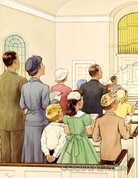 Singing at Church