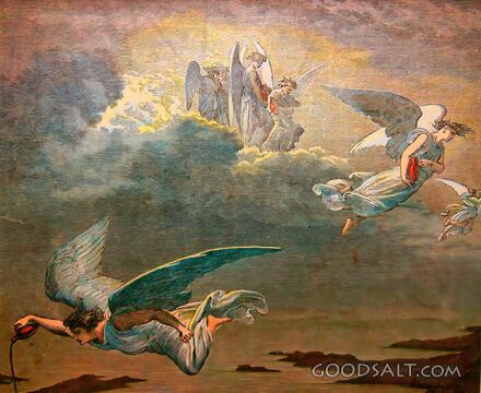 Angels Bearing the Bowls of Judgment