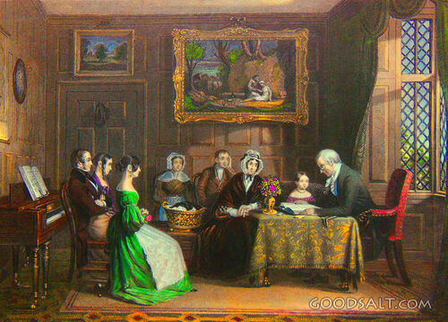 Family Worship in the Parlor