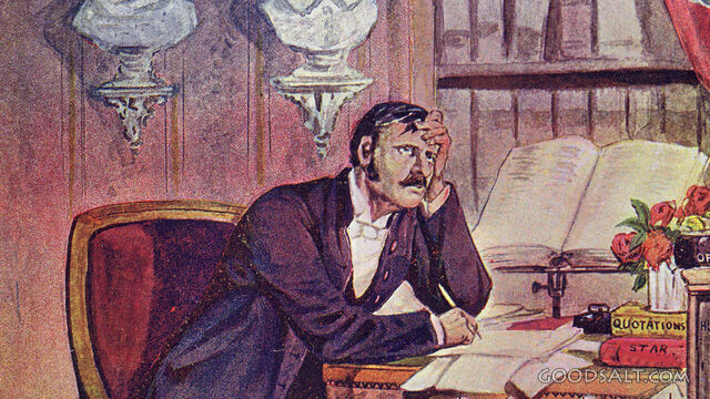 The Preacher at His Study Desk