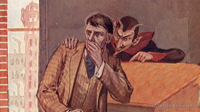 The Tempter at the Office Desk