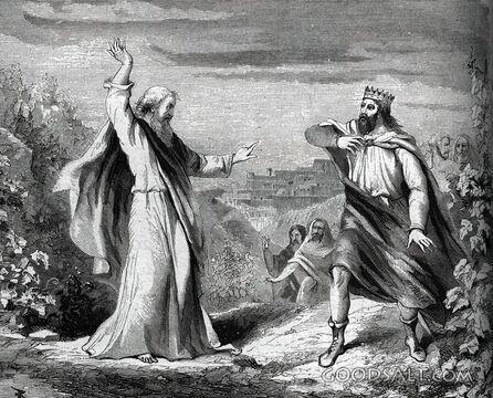 Elijah Confronts Ahab in Naboth’s Vineyard