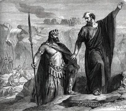 Elijah Before Ahab on Mount Carmel