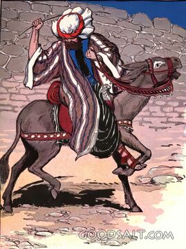 Balaam Strikes His Donkey