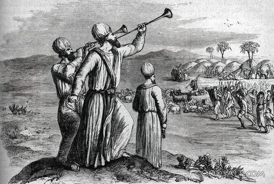 Silver Trumpets Over the Camp of Israel