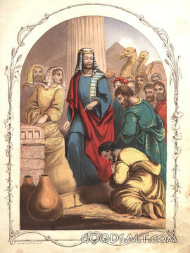 Joseph’s Brothers Bow Before Him in Egypt