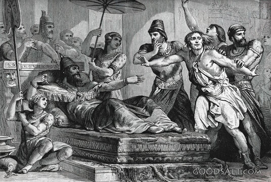 Daniel Brought Before King Darius