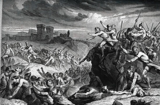 Joshua Commands the Sun to Stand Still