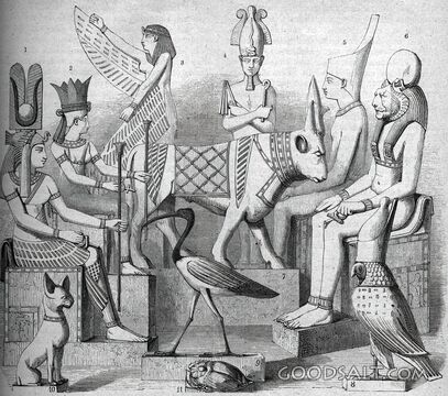 Egyptian Idols and Sacred Animals