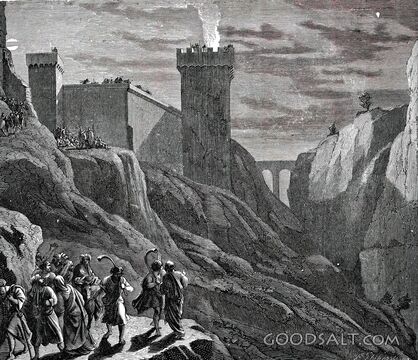 David Before the Stronghold of Zion
