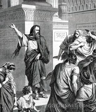 Jeremiah Preaches at the Temple