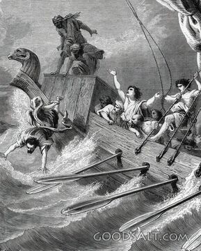Jonah Cast Into the Sea