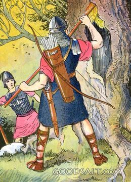Archer on the Forested Path