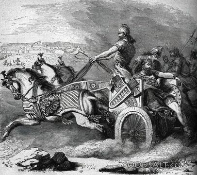 Amorite Kings Flee Before Joshua