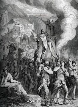 Israel Led by the Pillar of Cloud