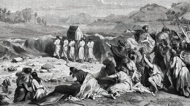 Israel Crosses the Jordan with the Ark