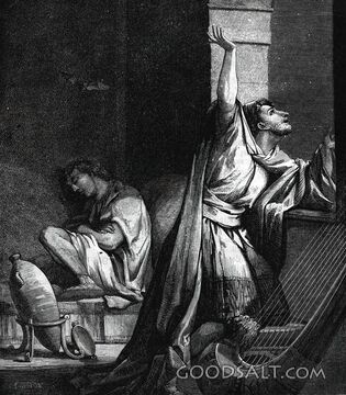 The Plague of Darkness in Egypt