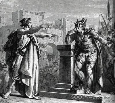 Prophet Before the Warrior King