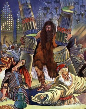 Samson Brings Down the Philistine Temple