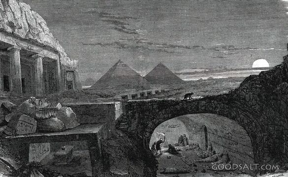 Egyptian Tombs Beneath the Pyramids