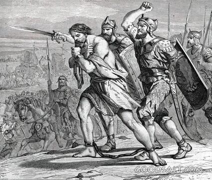 Samson Taken Captive by the Philistines