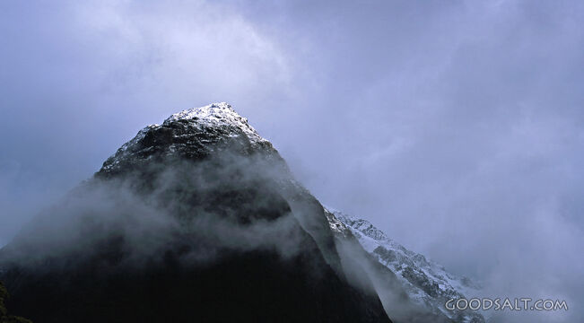 snow capped misth mountain