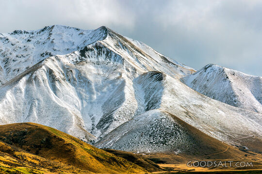 snowy mountain peak