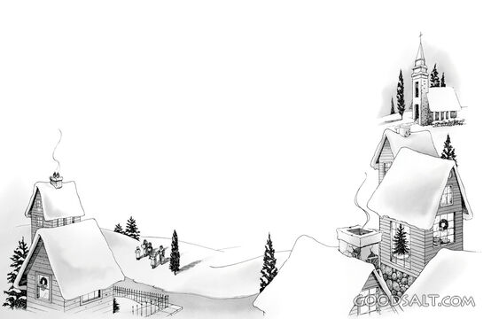 Snowy Village