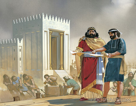 Solomon Built the Temple
