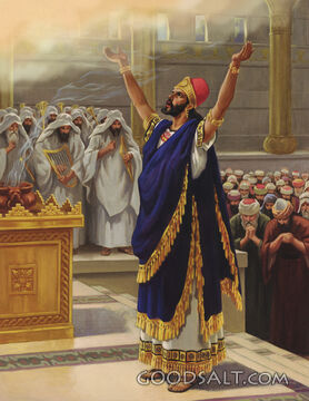 Solomon Dedicates the Temple