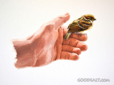 Sparrow in His Hand
