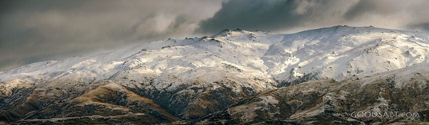 Spectacular alpine country with heavy snow and a variety of features.