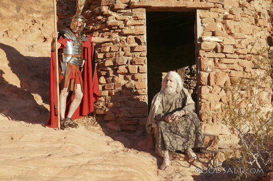 Roman Guard and Hebrew Prisoner